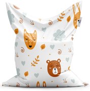 Classic babzsák medve és róka - gyerek, színes