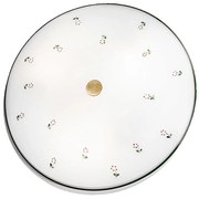 Kolarz 731.U13.4.70- Mennyezeti lámpa NONNA 3xE27/60W/230V pr.42 cm zöld/réz