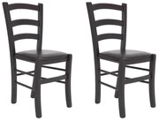 Sára Étkezőszék műbőr ülőrésszel wenge - 2db N