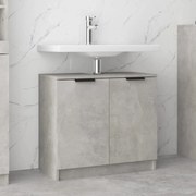 betonszürke színű szerelt fa fürdőszobaszekrény 64,5x33,5x59 cm