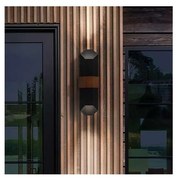 Quoizel QZ-CHASM-L-BKW - LED Kültéri lámpa CHASM 2xLED/9,5W/230V IP44