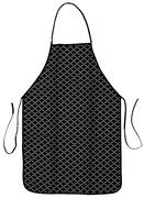 CLOVER fekete-fehér konyhai kötény