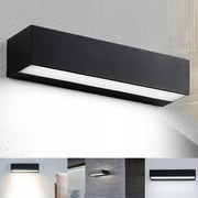 LED-es homlokzati fali lámpa kültéri fali lámpa IP65 12W 20cm Fehér Hideg