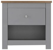 Szürke éjjeliszekrény Emerald – Støraa