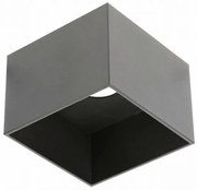 Lámpa Mennyezeti lámpatest  SAKURA, aluminium, 120x120x85 mm,IP20,1xES111 négyzet, fekete