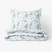 Goldea pamut ágyneműhuzat deluxe - akvarell levelek 200 x 200 és 2db 70 x 90 cm