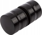 Kerek zuhanykabin ajtó fogantyú, fekete