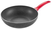 Tescoma Wok Manico Rosso 28 cm, piros,