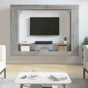 szürke sonoma színű szerelt fa TV-szekrény 152x22x113 cm