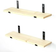 Lam008 Black and Oak polc