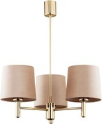 Argon 6109 - Csillár rúdon PONTE 3xE27/15W/230V bézs