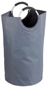 WENKO 3440803100 - JUMBO szennyeskosár 38x72 cm antracit/ezüst/fekete