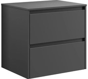 TRONDHEIM fürdőszobai szekrény 60 cm-es mosdóhoz, antracit