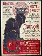 Reprodukció Chat Noir (Black Cat), Steinlen, Theophile Alexandre