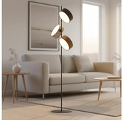 Állólámpa DRUMZ 3xE14/10W/230V fekete/barna/szürke