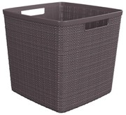 Curver Jute Cube doboz 17L szürke