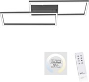 Leuchten Direkt 14140-18 - LED fényerő-szabályozó lámpa IVEN 2xLED / 13.5W / 230V + RC