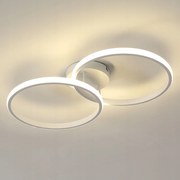 Lampa Sufitowa Plafon Led Ring Biały Nowoczesna Do Salonu 4500K 4100LM 36W
