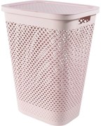Curver Pure szennyeskosár 55 l, rózsaszín
