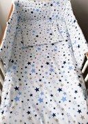 3 részes babaágynemű szett - Blue star