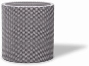 Keter Cylinder M virágcserép Silver Grey