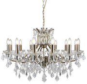 Searchlight - Kristály csillár láncon PARIS 12xE14/40W/230V