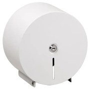 Papírtartó 20x20 cm, rozsdamentes acél/fehér