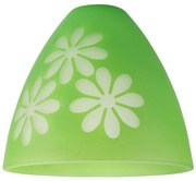 Pótüveg GARDEN E27 csillárhoz, 23 cm átmérő, zöld