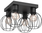 Spotlámpa LAPS 4xE27/15W/230W fekete