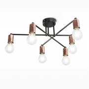 Light4home Csillár rúdon SOLIDO 6xE27/60W/230V 30966-cl332-pla000-cp000