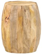 vidaXL dob formájú tömör mangófa ülőke