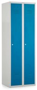 Fém szekrény, 60 x 50 x 180 cm, hengerzár, kék - ral 5012