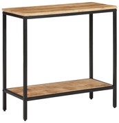 tömör nyers mangófa tálalóasztal 70 x 35 x 70 cm