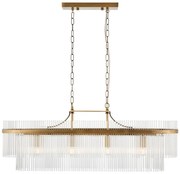 Endon 112573 - Csillár láncon MARIETTA 4xE14/6W/230V réz/átlátszó