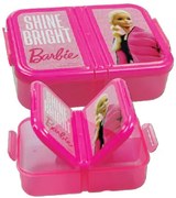 Barbie Shine Bright több rekeszes uzsonnás doboz, szendvicsdoboz