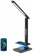 Immax Immax 08965L-LED Dimmelhető lámpa vezeték nélküli töltéssel KINGFISHER 8,5W/230V fekete IM0295