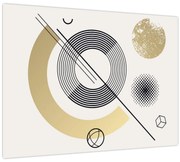 Üveg kép - Geometriai formák N⁰2 (70x50 cm)