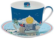 Porcelán reggeliző csésze Sea Dreams Coffee Mania