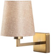 Bézs-aranyszínű fali lámpa ø 18 cm Profil – Opviq lights