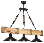 Világosbarna függőlámpa fém búrával Kütük Yanık – Opviq lights