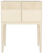 Krémszínű komód tölgyfa dekorral 80x100x45 cm June – Zuiver