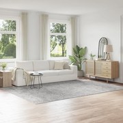 Csúszásgátló Shaggy Szőnyeg Szürke 240 x 340 cm PP