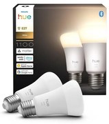 SZETT 2x LED dimmelhető izzó Philips Hue WHITE E27/9,5W/230V 2700K