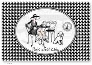 Műanyag tányéralátét 45x30 cm PARIS C'EST CHIC