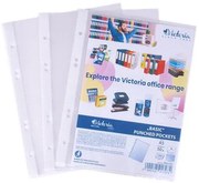 Genotherm, lefűzhető, A5, 50 mikron, narancsos felület, VICTORIA OFFICE (IDGLA5)