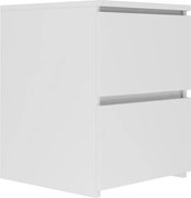 W2 éjjeliszekrény, matt fehér