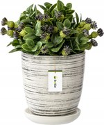 Kerámia kaspó 29x30 cm beton talppal