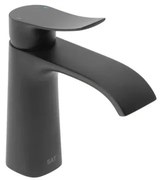 Mosdó csaptelep SAT Infinitio leeresztőszelep nélkül fekete matt SATBSINF271C