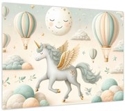 Kép - Boldog egyszarvú (70x50 cm)