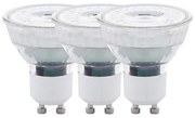 Eglo 110151 GU10-LED fényforrás, 4,5W=50W, 2700K, 345 lm, 38°, 3 db